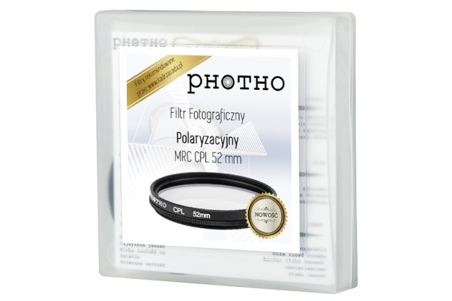 Filtr fotograficzny polaryzacyjny PHOTHO MRC 52 mm