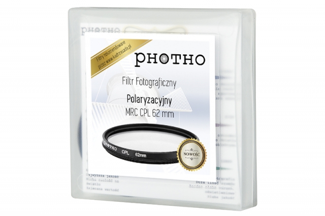 Filtr fotograficzny polaryzacyjny PHOTHO MRC 62 mm