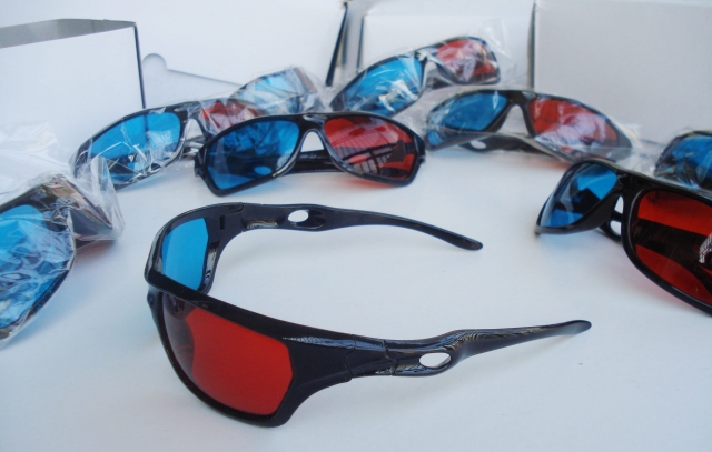 okulary 3d plastikowe