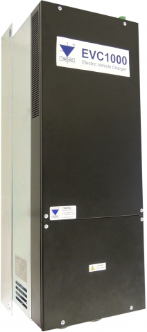 EVC1000 - Szybka ładowarka prądu stałego DC dla samochodów i autobusów elektrycznych zgodna z CC2 Combo i CHadeMO