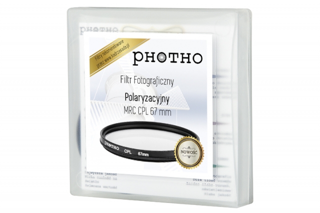 Filtr fotograficzny polaryzacyjny PHOTHO MRC 67 mm