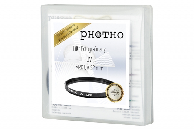 Filtr fotograficzny UV PHOTHO MRC 52 mm