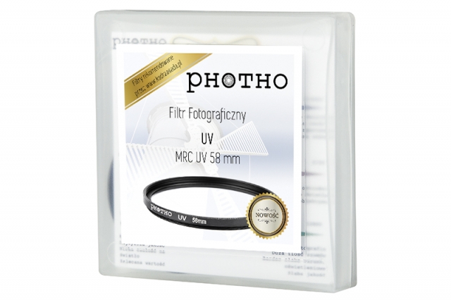 Filtr fotograficzny UV PHOTHO MRC 58 mm