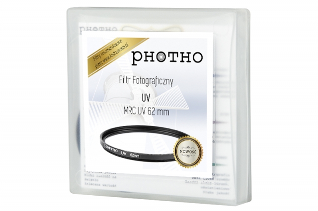 Filtr fotograficzny UV PHOTHO MRC 62 mm